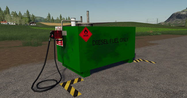 Мод хранилище Fuel Storage v1.0.0.0 Farming Simulator 19