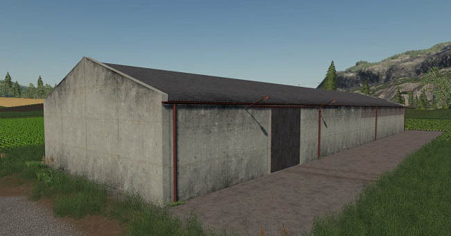 Мод амбар Big Grain Storage v1.0.0.0 Farming Simulator 2019