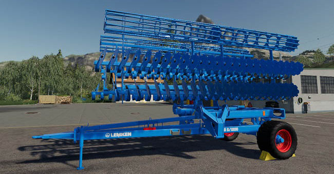 Мод борона Lemken Heliodor Gigant 10 v1.0.0.0 FS2019