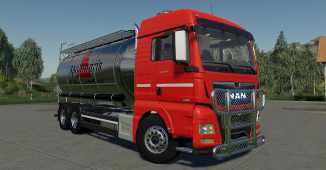 Мод грузовик MAN Tank Dose v3.0.0.0 Farming Simulator 19