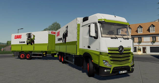 Мод ПАК Mercedes Platformer Pack Claas Edition v1.0 FS19