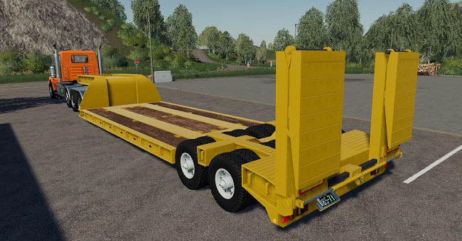 Мод трал Offroad Lowbed v1.0.0.3 Farming Simulator 2019