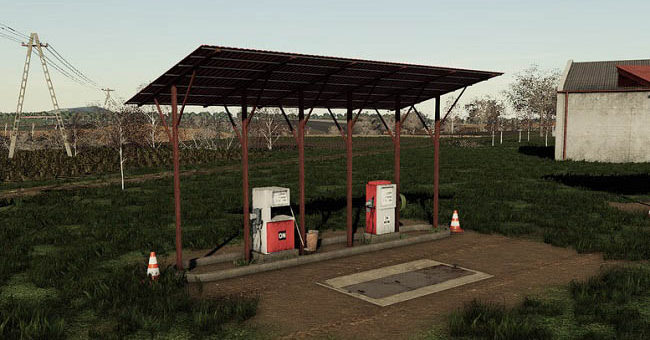 Мод заправка Old Fuel Stations Pack v1.0.0.0 FS2019