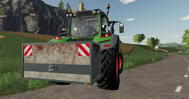 Мод противовес Selfmade Weight v1.0.0.0 Farming Simulator 19