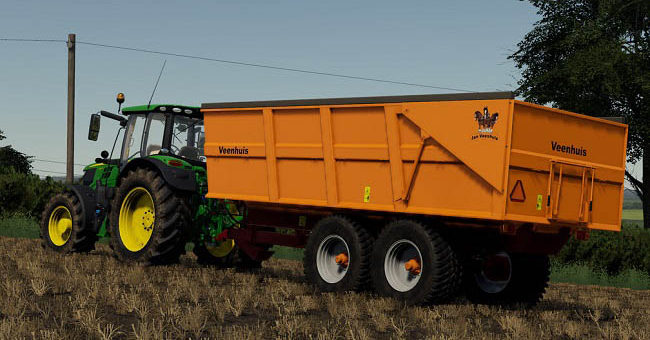 Мод прицеп Veenhuis JVK 16000 v1.0.0.0 Farming Simulator 19