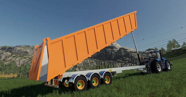 Мод прицеп WTC Piscena 80000 FS19 v1.0 Farming Simulator 2019