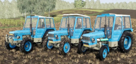 Мод ПАК Zetor 56 Series pack v1.0.0.0 Farming Simulator 19