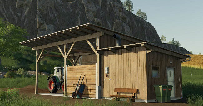 Мод Biomass Heating Plant v1.0.0.0 Farming Simulator 19