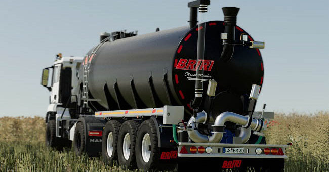 Мод прицеп Briri Street Master 30 v1.0.0.0 Farming Simulator 19