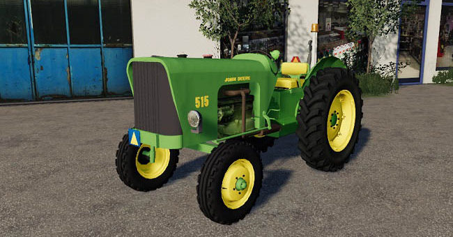 Мод трактор John Deere 515 v1.0.0.0 Farming Simulator 19