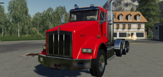 Мод тягач Kenworth T800 v1.1.0.0 Farming Simulator 2019