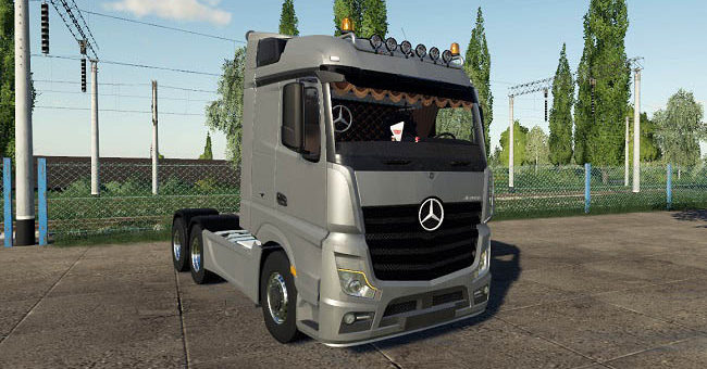 Мод тягач Mercedes Actros 2640 LS v1.1 FS19