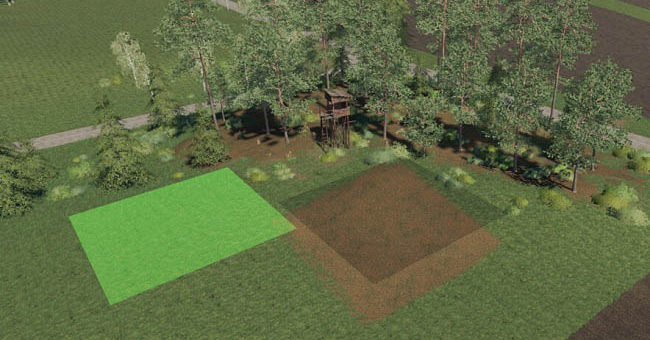 Мод Placeable Forest Area v1.0.0.0 Farming Simulator 2019