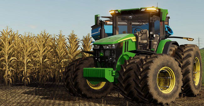 Мод трактор John Deere 7R,8R,8RT,8RX 2020 US-Version v1.0.0.0 FS19