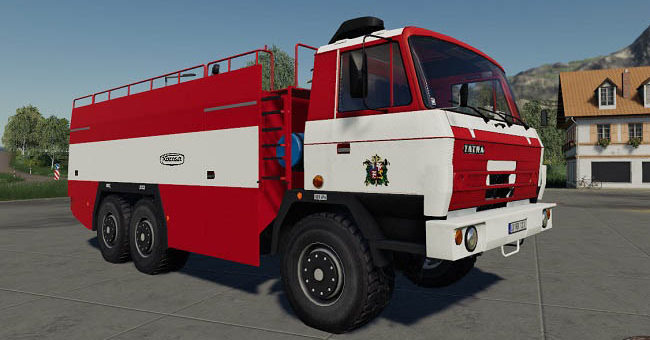 Мод пожарка Tatra 815 CAS32 v1.0.0.0 Farming Simulator 19