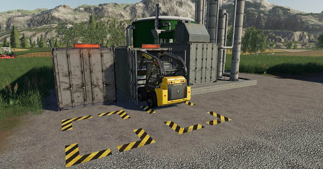 Мод БГА Container BGA 45KW v1.0.0.1 Farming Simulator 19