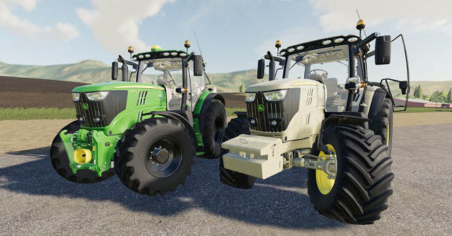 Мод трактор John Deere 6R Series v1.0.0.0 FS19