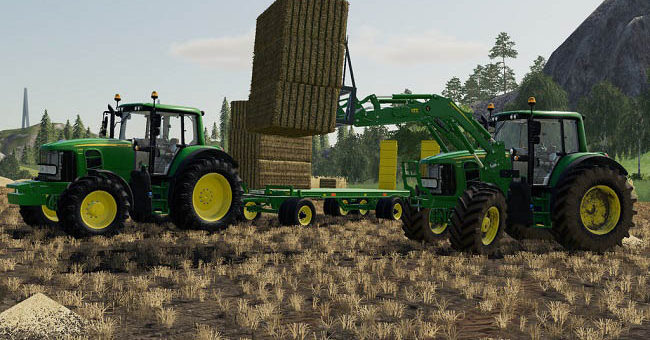 Мод трактор John Deere 7030 Premium Series v1.2.0.0 FS19
