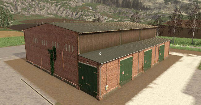 Мод гараж Field Barn v1.0.0.0 Farming Simulator 2019