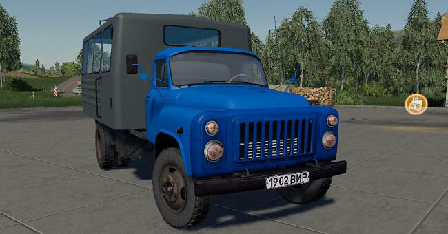 Мод грузовик ГАЗ 53 Вахта v1.0.0.0 ФС2019
