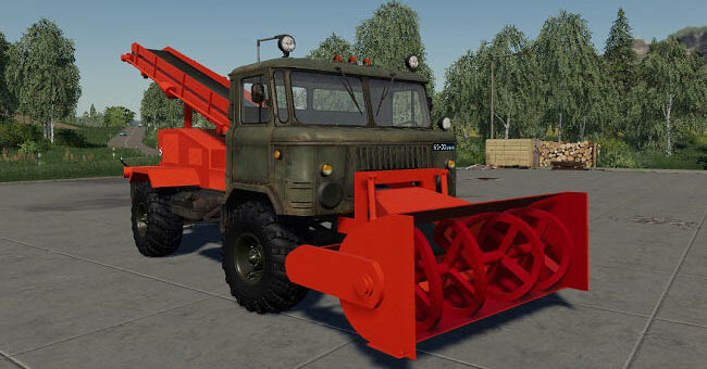 Мод ГАЗ-66 Универсальный погрузчик v1.6 ФС19
