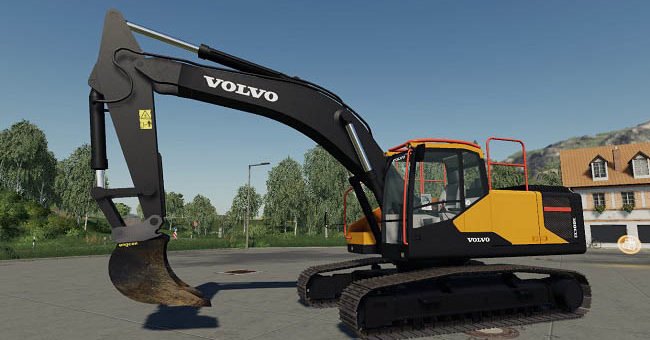 Мод экскаватор Volvo EC300E v2.0 Фермер Симулятор 2019