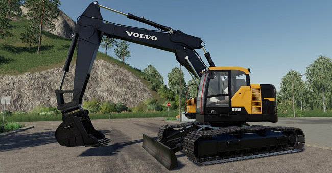 Мод экскаватор Volvo ECR335E Edit v1.0.0.0 FS2019