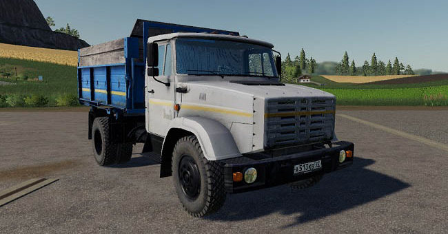 Мод грузовик ЗиЛ-45065 v1.0 Фарминг Симулятор 19