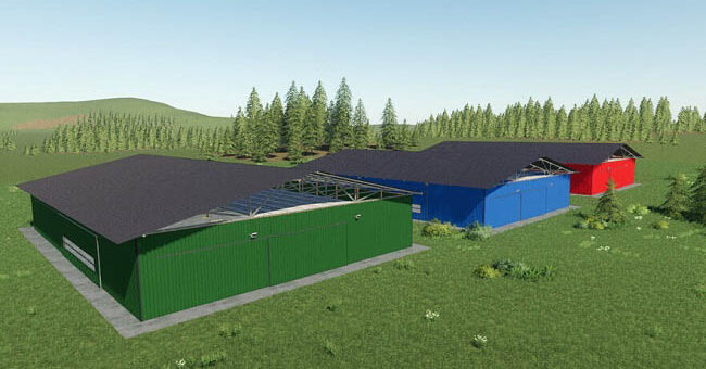 Мод амбар Large Storage Hall v1.1.0.0 FS2019