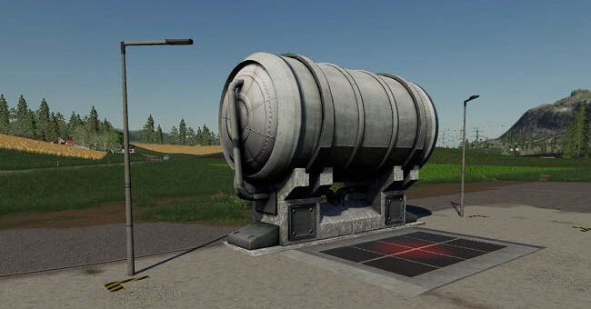 Мод хранилище Liquid Silo Tank 250K v1.1.1.0 FS2019