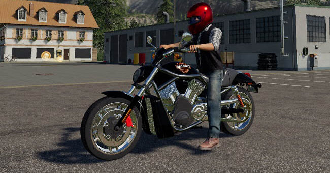 Мод мотоцикл Motorcycle v1.0.0.0 Farming Simulator 19
