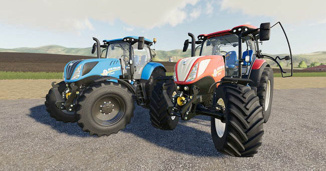 Мод трактор New Holland T7S Series v1.0.0.0 Farming Simulator 19