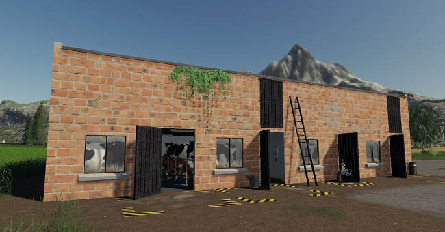 Мод коровник Old Polish Cow Building v1.0.0.0 FS19