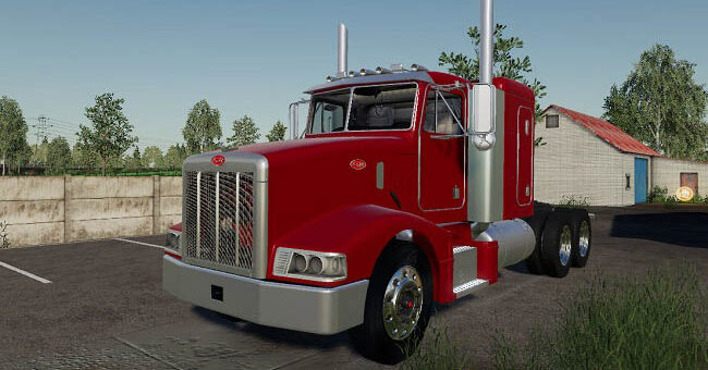 Мод тягач Peterbilt 377 v1.0 Farming Simulator 2019