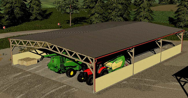 Мод навес Sheds v1.0.0.0 Farming Simulator 2019