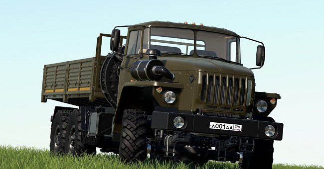 Мод грузовик УРАЛ 4320/4320-60 Бортовой v1.0.0.0 ФС2019