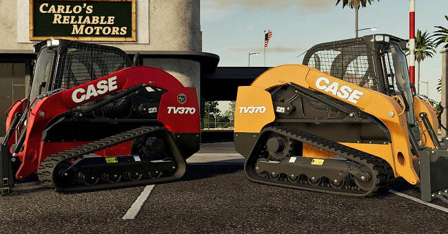 Мод погрузчик CASE Skid Steer Pack v1.0.0.0 FS2019