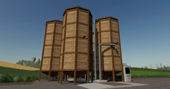 Мод HoT Farmsilo Wood v1.0.0.0 Farming Simulator 2019