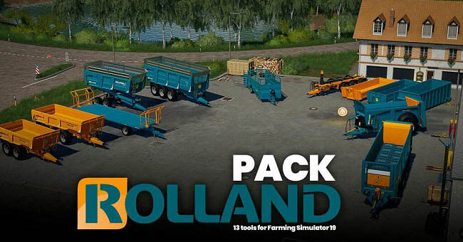 Мод ПАК Rolland Pack v1.0.0.0 Farming Simulator 19