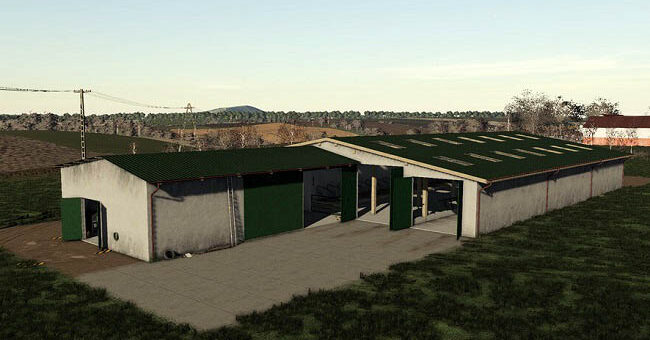 Мод коровник Modern Cows Barn v1.3.0.0 Farming Simulator 19
