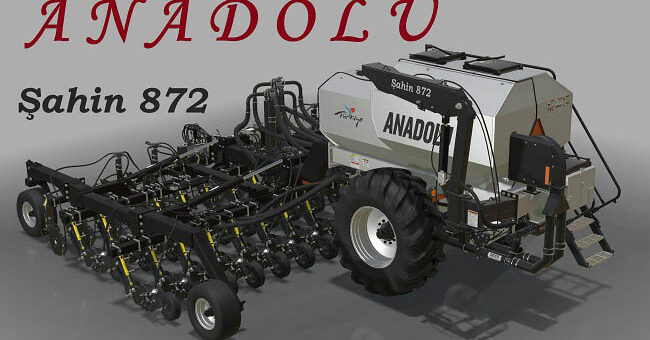 Мод сеялка Anadolu Sahin 872 v1.1.0.0 Farming Simulator 19