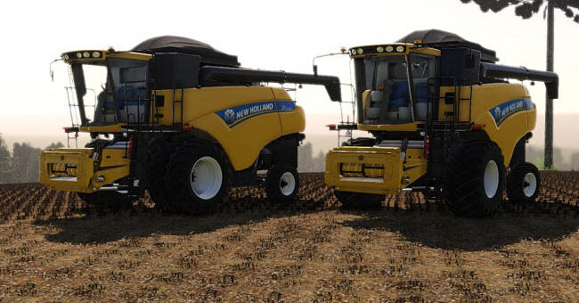 Мод комбайн New Holland CR5080 And TX 5.90 v2.0.0.0 FS19