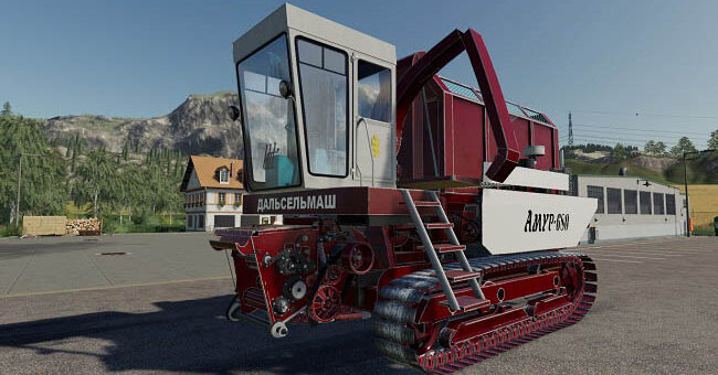 Мод комбайн Амур 680 v1.0.0.2 Фермер Симулятор 19