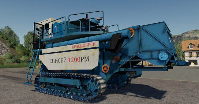 Мод комбайн Енисей 1200 РМ v2.1.0.0 Фарминг Симулятор 19