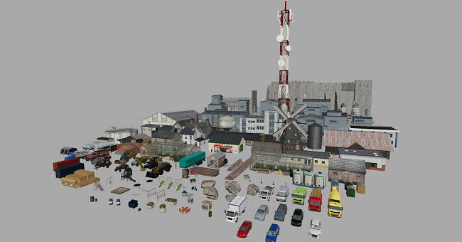 Мод NML Placeable Pack v1.0.0.0 Farming Simulator 2019