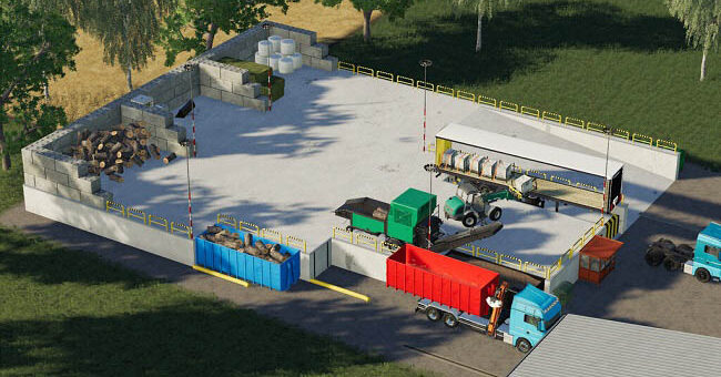 Мод Transfer Yard / Recycling Center v1.0.0.0 FS2019