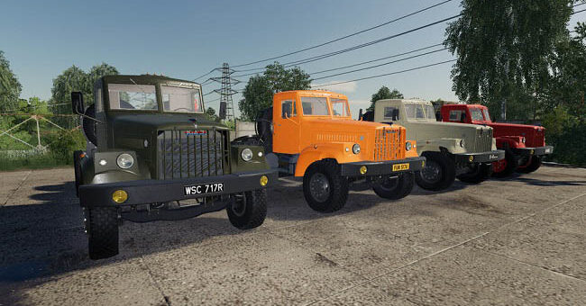 Мод тягач KrAZ-258 v1.1.0.0 Фермер Симулятор 19