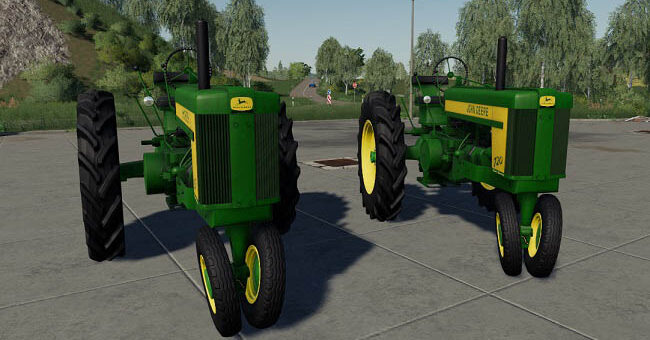 Мод трактор John Deere 60-70 + 620-720 v1.0 Farming simulator 19