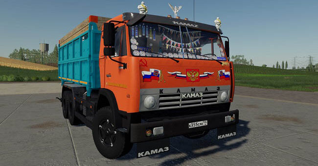 Мод грузовик Камаз 55102 Selhoznik v1.0.0.0 ФС2019