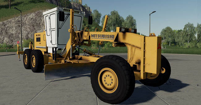 Мод грейдер Mitsubishi MG430E v1.0.0.0 Farming Simulator 19
